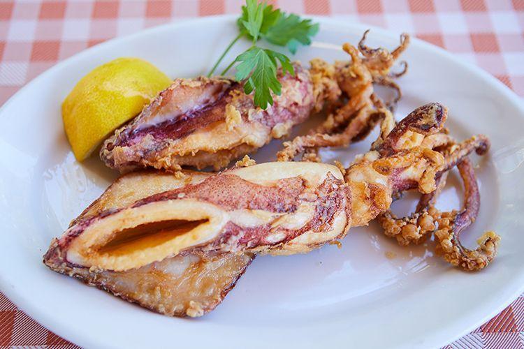 Fresh Fried Squid Karavela